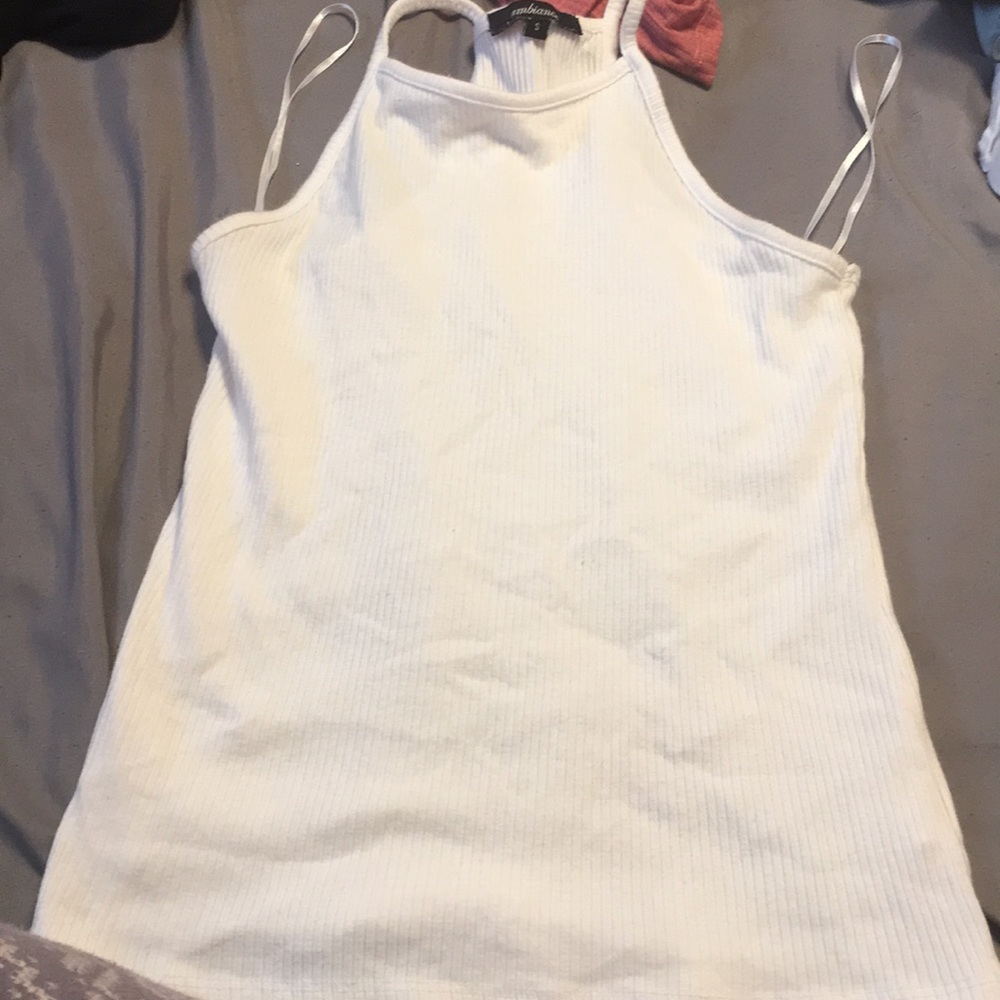 white halter top size small